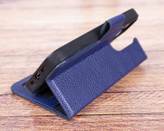 Carter Detachable Leather Wallet Case – iPhone 13 Pro Max, Saddle Brown - BlackBrook Case