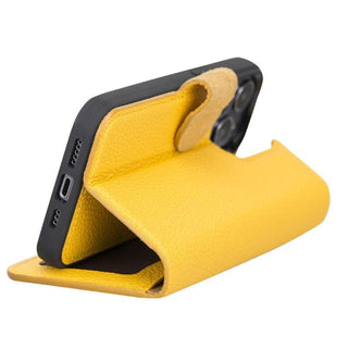 Carter Detachable Leather Wallet Case – iPhone 13 Pro, Red - BlackBrook Case