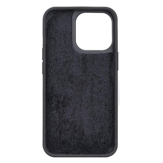 Carter Detachable Leather Wallet Case – iPhone 13 Pro, Rustic Black - BlackBrook Case