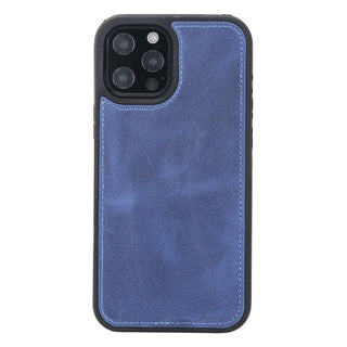 Carter Detachable Leather Wallet Case – iPhone 13 Pro, Rustic Black - BlackBrook Case