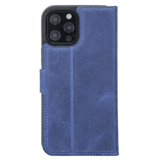 Carter Detachable Leather Wallet Case – iPhone 13 Pro, Rustic Tan - BlackBrook Case