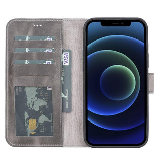 Carter Detachable Leather Wallet Case – iPhone 13 Pro, Saddle Brown - BlackBrook Case