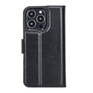 Carter Detachable Leather Wallet Case – iPhone 13 Pro, Saddle Brown - BlackBrook Case