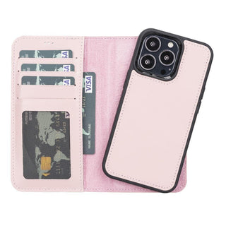 Carter Detachable Leather Wallet Case – iPhone 13 Pro, Vesselle Gray - BlackBrook Case
