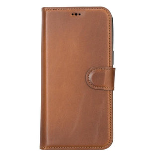 Carter Detachable Leather Wallet Case – iPhone 14 Pro, Rustic Tan - UnBranded