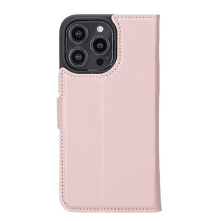 Carter Detachable Leather Wallet Case ‚Äì iPhone 14 Pro, Saddle Brown - BlackBrook Case