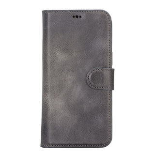 Carter Detachable Leather Wallet Case ‚Äì iPhone 14 Pro, Saddle Brown - BlackBrook Case