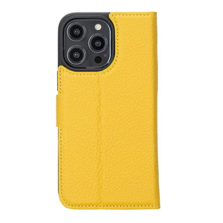 Carter Detachable Leather Wallet Case ‚Äì iPhone 14 Pro, Saddle Brown - BlackBrook Case