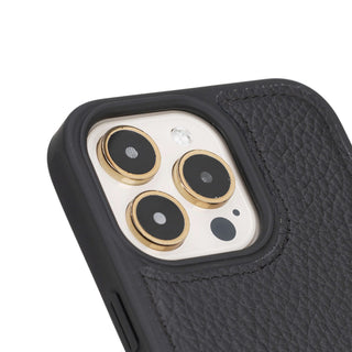 Carter Detachable Leather Wallet Case – iPhone 15 Pro, Pebble Black - BlackBrook Case