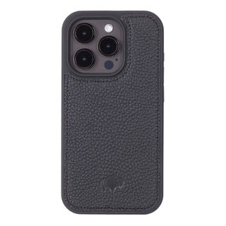 Carter Detachable Leather Wallet Case – iPhone 15 Pro, Pebble Black - BlackBrook Case