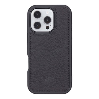 Carter Detachable Leather Wallet Case – iPhone 16 Pro Max, Pebble Black - BlackBrook Case