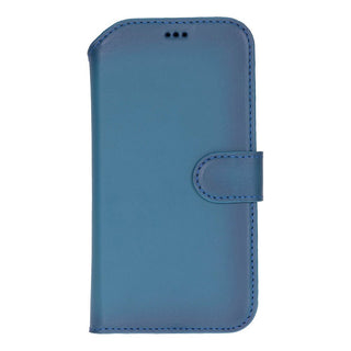Carter Detachable Leather Wallet Case – iPhone 17 Air, Blue - UnBranded