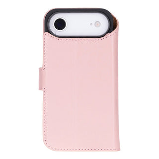 Carter Detachable Leather Wallet Case – iPhone 17 Air, Pink - UnBranded