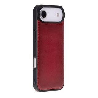 Carter Detachable Leather Wallet Case – iPhone 17 Air, Red - UnBranded