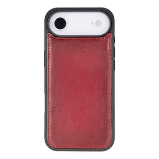 Carter Detachable Leather Wallet Case – iPhone 17 Air, Red - UnBranded
