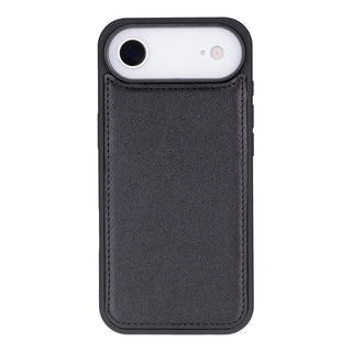 Carter Detachable Leather Wallet Case – iPhone 17 Air, Rustic Black - UnBranded
