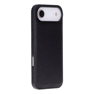 Carter Detachable Leather Wallet Case – iPhone 17 Air, Rustic Black - UnBranded