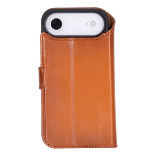 Carter Detachable Leather Wallet Case – iPhone 17 Air, Rustic Tan - UnBranded