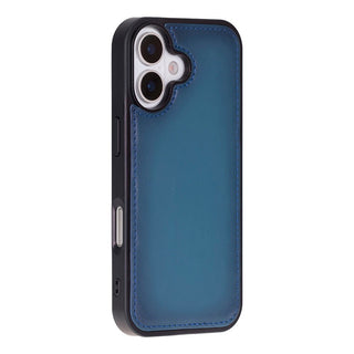 Carter Detachable Leather Wallet Case – iPhone 17, Blue - UnBranded
