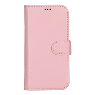 Carter Detachable Leather Wallet Case – iPhone 17, Pink - UnBranded