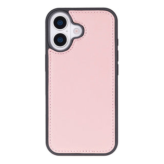 Carter Detachable Leather Wallet Case – iPhone 17, Pink - UnBranded