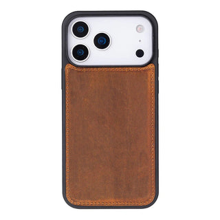 Carter Detachable Leather Wallet Case – iPhone 17 Pro Max, Moccasin - UnBranded