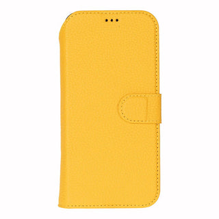 Carter Detachable Leather Wallet Case – iPhone 17 Pro Max, Yellow - UnBranded