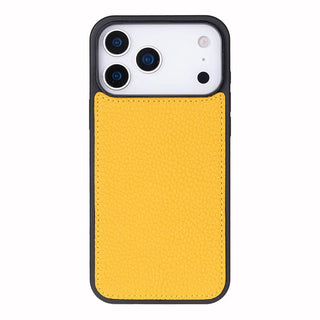 Carter Detachable Leather Wallet Case – iPhone 17 Pro Max, Yellow - UnBranded