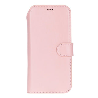Carter Detachable Leather Wallet Case – iPhone 17 Pro, Pink - UnBranded