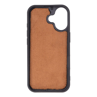 Carter Detachable Leather Wallet Case – iPhone 17, Saddle Brown - UnBranded
