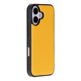Carter Detachable Leather Wallet Case – iPhone 17, Yellow - UnBranded