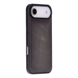 Carter Detachable Leather Wallet Case – iPhone Air, Gray - UnBranded