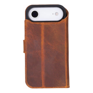 Carter Detachable Leather Wallet Case – iPhone Air, Moccasin - UnBranded
