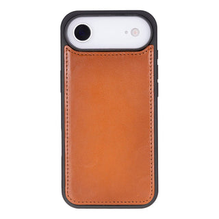 Carter Detachable Leather Wallet Case – iPhone Air, Rustic Tan - UnBranded