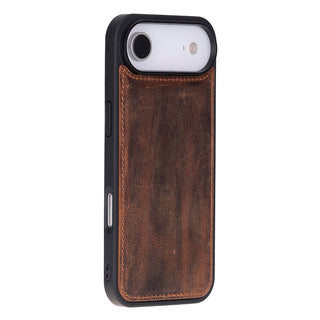 Carter Detachable Leather Wallet Case – iPhone Air, Saddle Brown - UnBranded