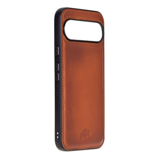 Carter Detachable Leather Wallet Case – Pixel 10, Burnished Tan - BlackBrook Case