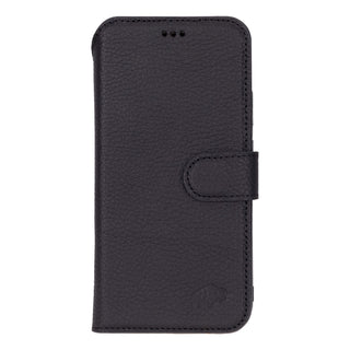 Carter Detachable Leather Wallet Case – Pixel 10 Pro, Pebble Black - BlackBrook Case