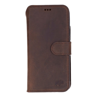 Carter Detachable Leather Wallet Case – Pixel 10 Pro XL, Distressed Coffee - BlackBrook Case