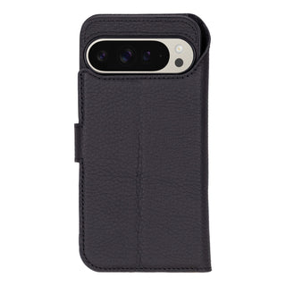 Carter Detachable Leather Wallet Case – Pixel 10 Pro XL, Pebble Black - BlackBrook Case