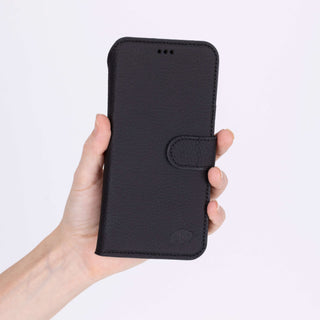 Carter Detachable Leather Wallet Case – Pixel 10 Pro XL, Pebble Black - BlackBrook Case