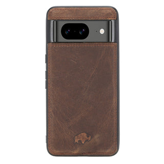 Carter Detachable Leather Wallet Case – Pixel 8, Distressed Coffee - BlackBrook Case