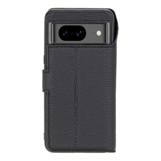 Carter Detachable Leather Wallet Case – Pixel 8, Pebble Black - BlackBrook Case