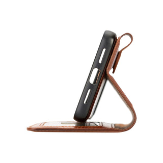 Carter Detachable Leather Wallet Case – Pixel 8 Pro, Burnished Tan - BlackBrook Case