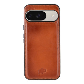 Carter Google Pixel 9 Wallet Case, Burnished Tan - BlackBrook Case