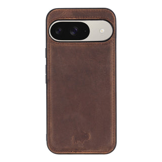 Carter Google Pixel 9 Wallet Case, Distressed Coffee - BlackBrook Case