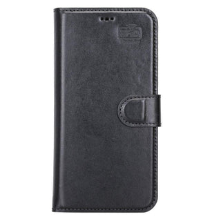 Carter iPhone 13 Detachable Wallet Case, Rustic Black - Bouletta