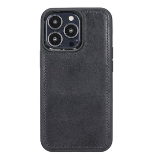 Carter iPhone 13 Detachable Wallet Case, Rustic Black - Bouletta