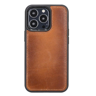 Carter iPhone 13 Mini Detachable Wallet Case, Rustic Tan - Bouletta