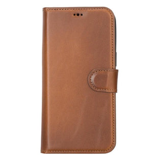 Carter iPhone 14 Detachable Wallet Case, Rustic Tan - Bouletta