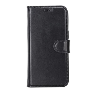 Carter iPhone 14 Plus Detachable Wallet Case, Rustic Black - Bouletta